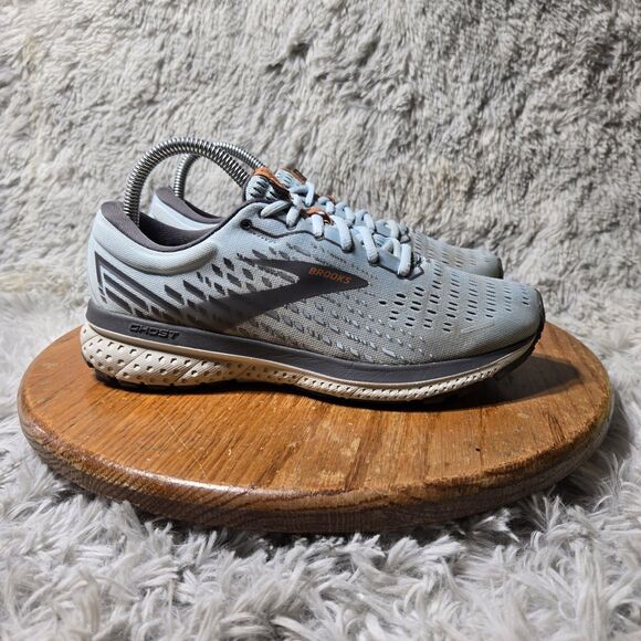 Brooks Ghost 13 Womens Size 9B Athletic Running Shoes Light Blue Casual Sneaker - Picture 11 of 13